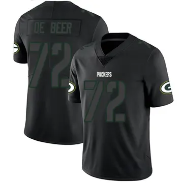 Black Impact Youth Gerhard de Beer Green Bay Packers Limited Jersey