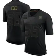 Black Men's Jack Coco Green Bay Packers Limited 2020 Salute To Service Jersey