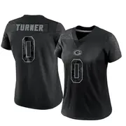 Black Women's Anthony Turner Green Bay Packers Limited Reflective Jersey