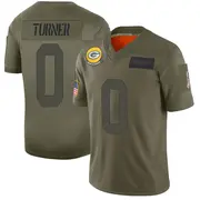 Camo Men's Anthony Turner Green Bay Packers Limited 2019 Salute to Service Jersey