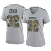 Gray Women's Tyler Ervin Green Bay Packers Game Atmosphere Fashion Jersey