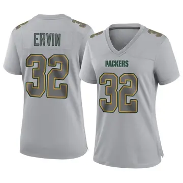 Gray Women's Tyler Ervin Green Bay Packers Game Atmosphere Fashion Jersey