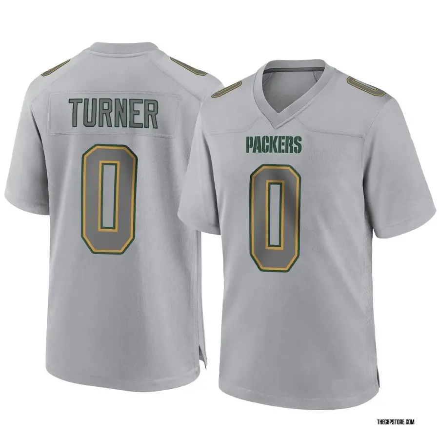 Gray Youth Anthony Turner Green Bay Packers Game Atmosphere Fashion Jersey