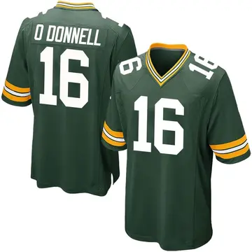 Green Men's Pat O'Donnell Green Bay Packers Game Team Color Jersey