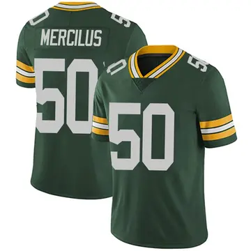 Green Youth Whitney Mercilus Green Bay Packers Limited Team Color Vapor Untouchable Jersey