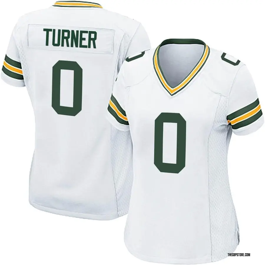 White Women's Anthony Turner Green Bay Packers Game Jersey