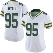 White Women's Devonte Wyatt Green Bay Packers Limited Vapor Untouchable Jersey