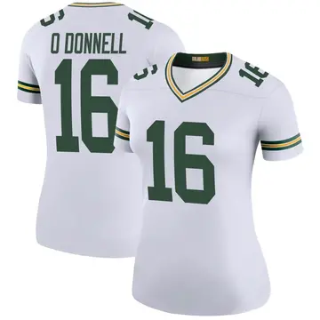 White Women's Pat O'Donnell Green Bay Packers Legend Color Rush Jersey