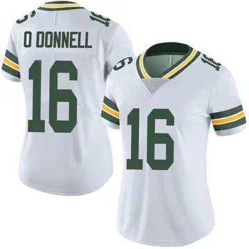 White Women's Pat O'Donnell Green Bay Packers Limited Vapor Untouchable Jersey