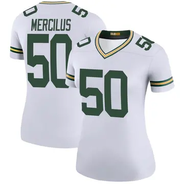 White Women's Whitney Mercilus Green Bay Packers Legend Color Rush Jersey