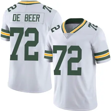 White Youth Gerhard de Beer Green Bay Packers Limited Vapor Untouchable Jersey