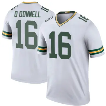 White Youth Pat O'Donnell Green Bay Packers Legend Color Rush Jersey