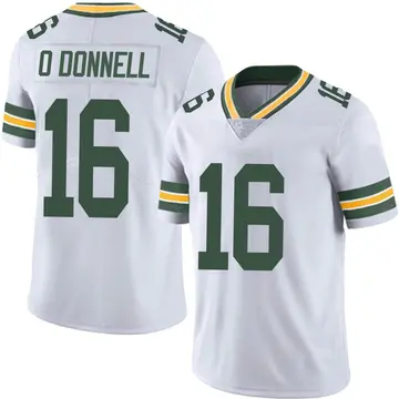 White Youth Pat O'Donnell Green Bay Packers Limited Vapor Untouchable Jersey